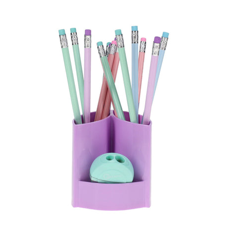 Premto Pastel Pen Pot - Wild Orchid-Desk Tidy- Buy Online at Stationery Shop UK