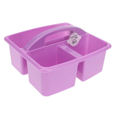 Premto Pastel Storage Caddy - 235x225x130mm - Wild Orchid Purple-Storage Caddies-Premto|StationeryShop.co.uk