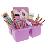 Premto Pastel Storage Caddy - 235x225x130mm - Wild Orchid Purple-Storage Caddies-Premto|StationeryShop.co.uk