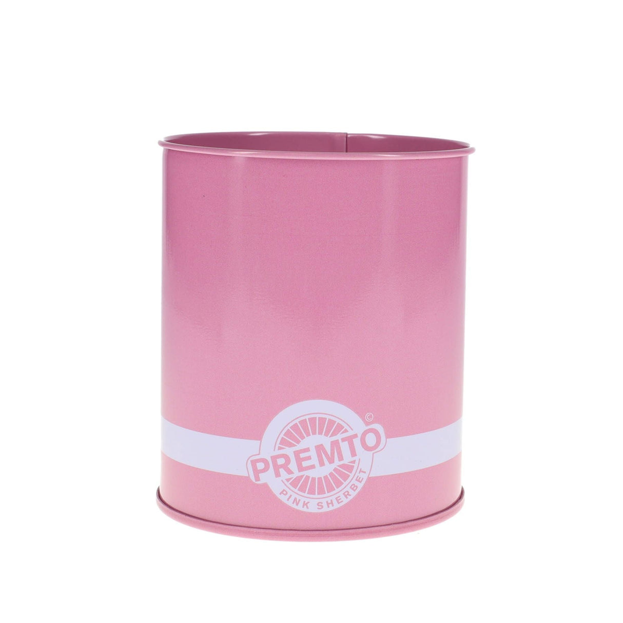 Premto Pastel Tin Pencil Pot - Pink Sherbet-Desk Tidy-Premto|StationeryShop.co.uk