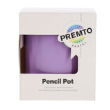 Premto Pastel Tin Pencil Pot - Wild Orchid-Desk Tidy-Premto|StationeryShop.co.uk