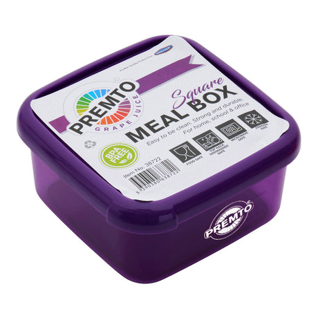 Premto Snack Box & Stainless Steel Bottle - Grape Juice Purple-Lunch Sets-Premto|StationeryShop.co.uk