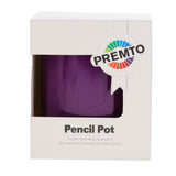 Premto Tin Pencil Pot - Grape Juice-Desk Tidy-Premto|StationeryShop.co.uk