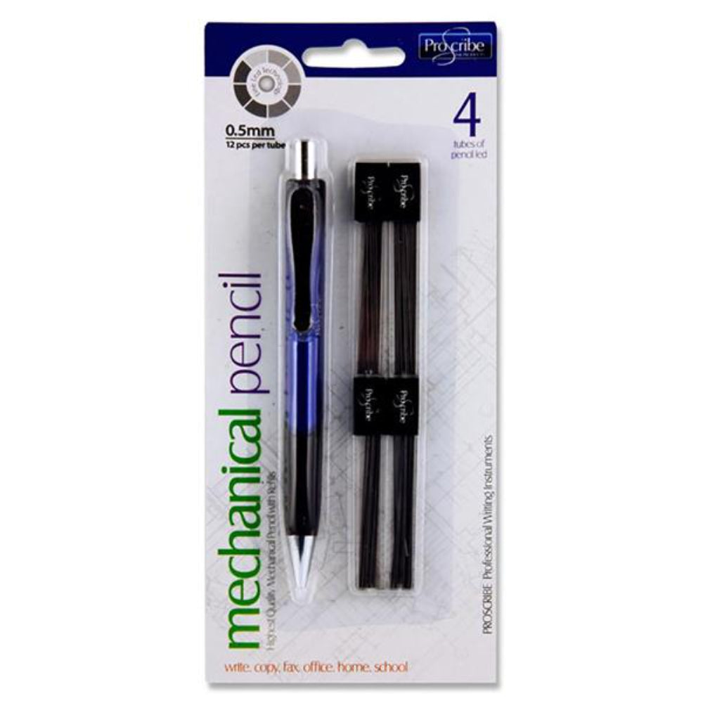 Pro:Scribe 0.5 Mechanical Pencil with 4 Tubes Pencil Lead-Pencils-Pro:Scribe|StationeryShop.co.uk