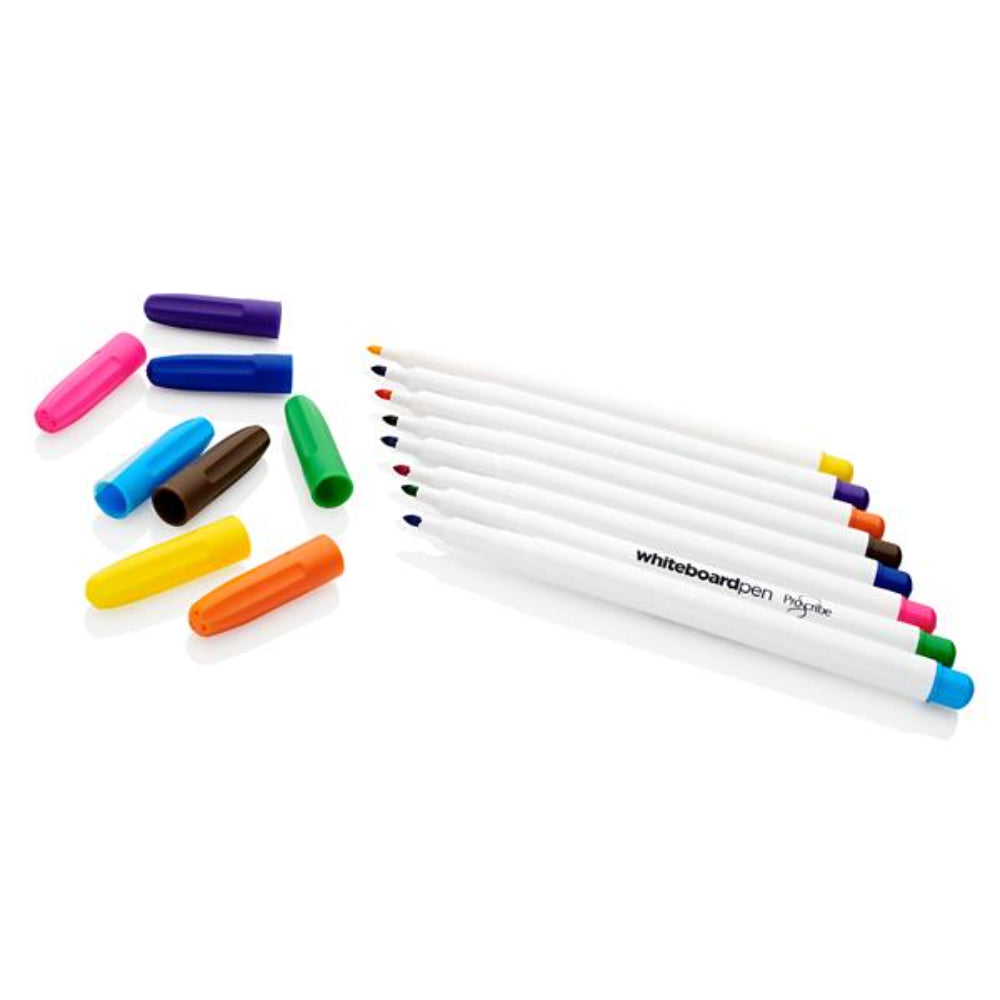 Pro:Scribe Dry Wipe Whiteboard Markers - Pack of 8-Whiteboard Markers-Pro:Scribe|StationeryShop.co.uk