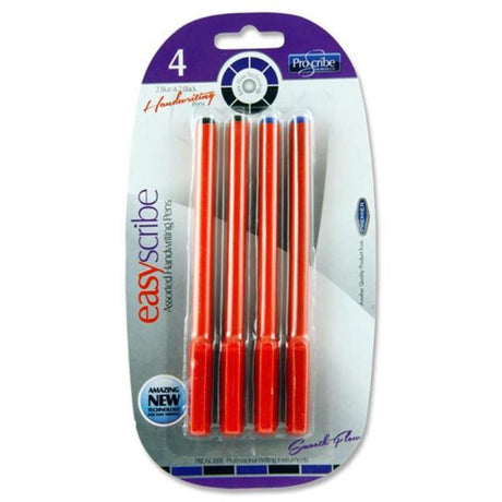Pro:Scribe Easyscribe Handwriting Pens - Pack of 4-Handwriting Pens-Pro:Scribe|StationeryShop.co.uk