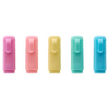 Pro:Scribe Pastel Mini Highlighters - Pack of 5-Highlighters-Pro:Scribe|StationeryShop.co.uk