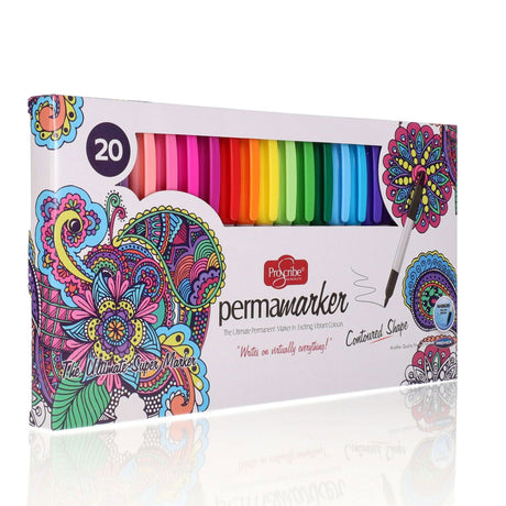 Pro:Scribe Permanent Markers - Pack of 20-Markers-Pro:Scribe|StationeryShop.co.uk