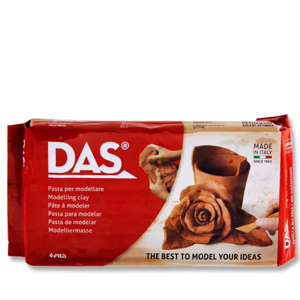 DAS Air Hardening Modelling Clay - Terracotta - 1kg