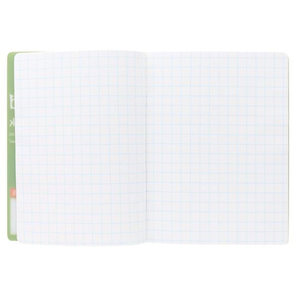 Ormond Squared Paper Durable Cover Junior Sum Copy Book - 10mm Squares - 40 Pages - Green