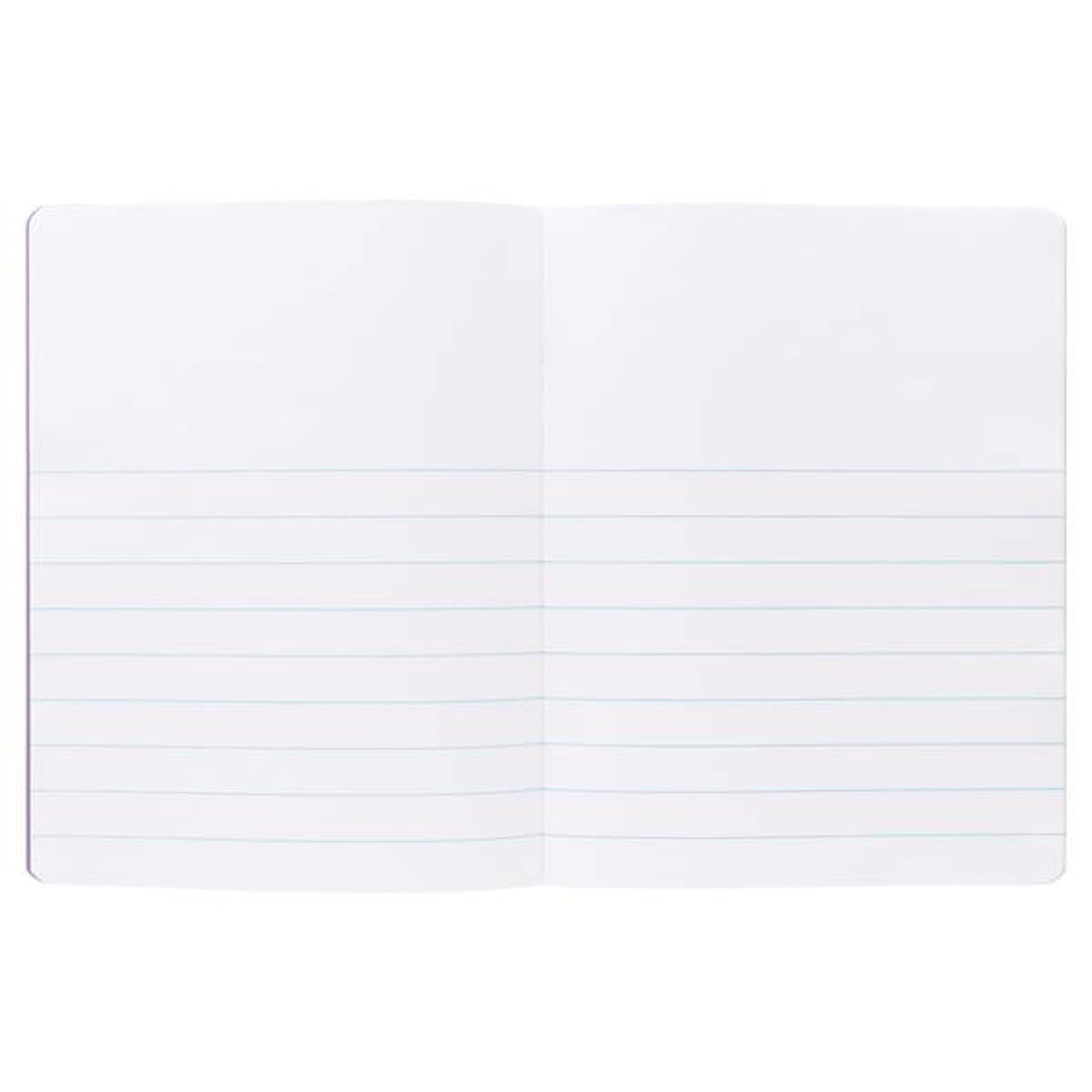 Ormond No.15 Durable Cover Project Book - Top Blank, Bottom Extra Wide Ruled - 40 Pages - Purple