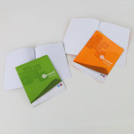 Ormond Squared Paper Durable Cover Junior Sum Copy Book - 20mm Squares - 40 Pages