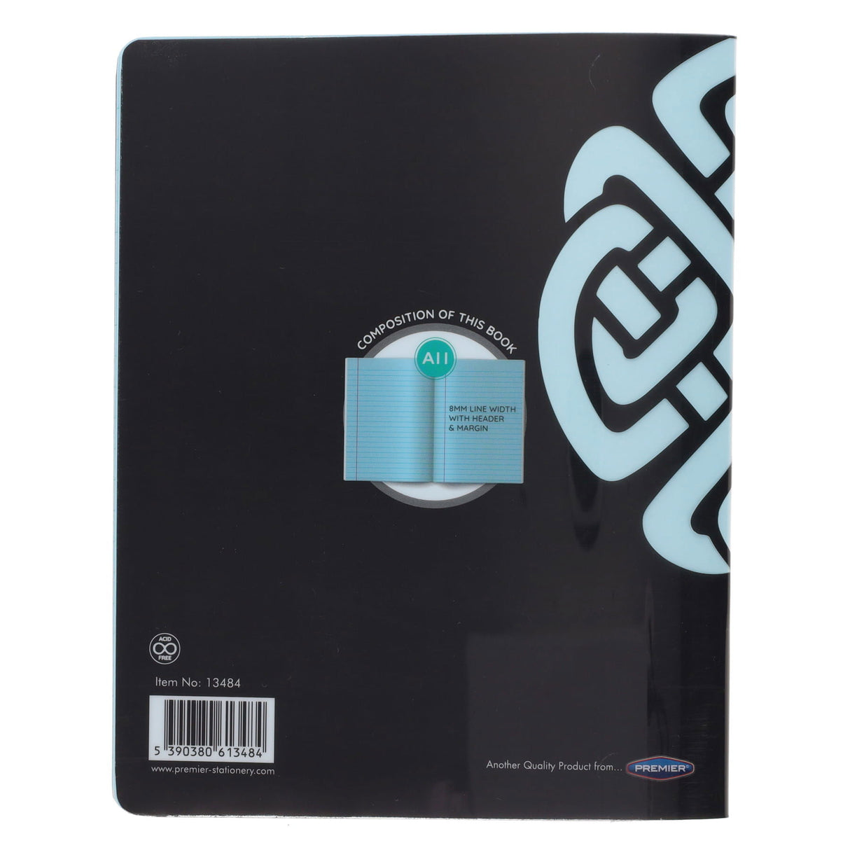 Ormond A11 Visual Aid Durable Cover Tinted Copy Book - 88 Pages - Blue