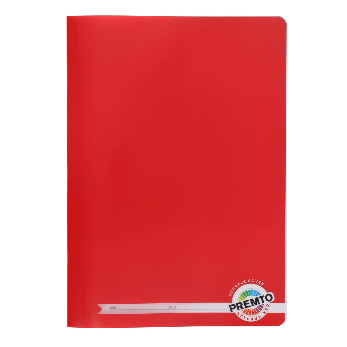 Premto A4 Durable Cover Manuscript Book - 160 Pages - Ketchup Red