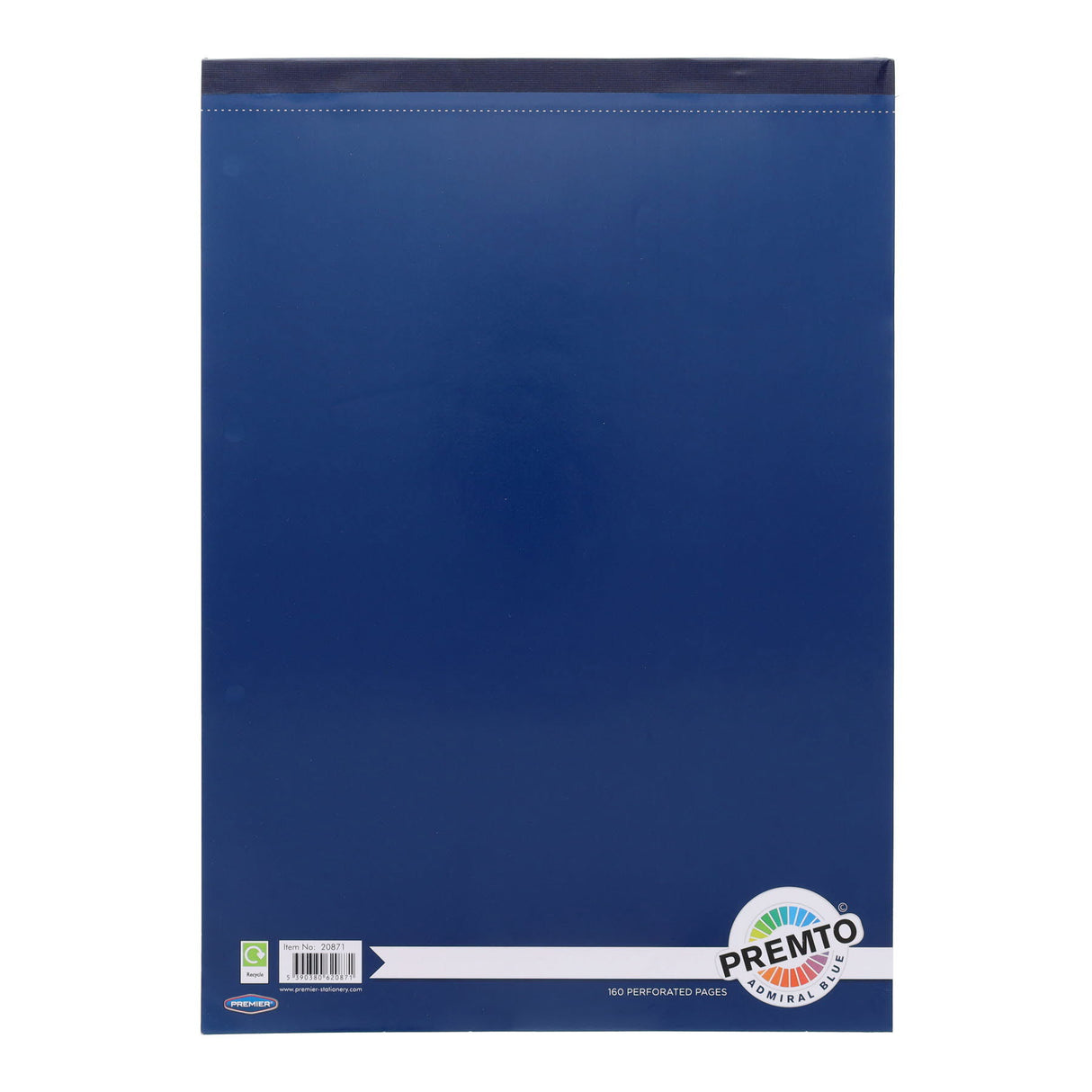 Premto A4 Refill Pad - Top Bound - 160 Pages - Sunshine Yellow