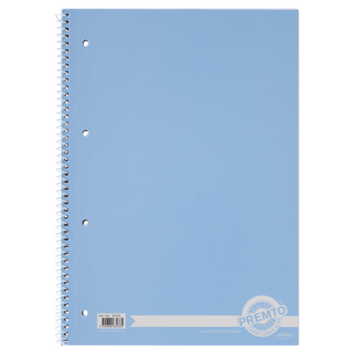 Premto Pastel A4 160pg Spiral Notebook - Asstorted - Pack of 5
