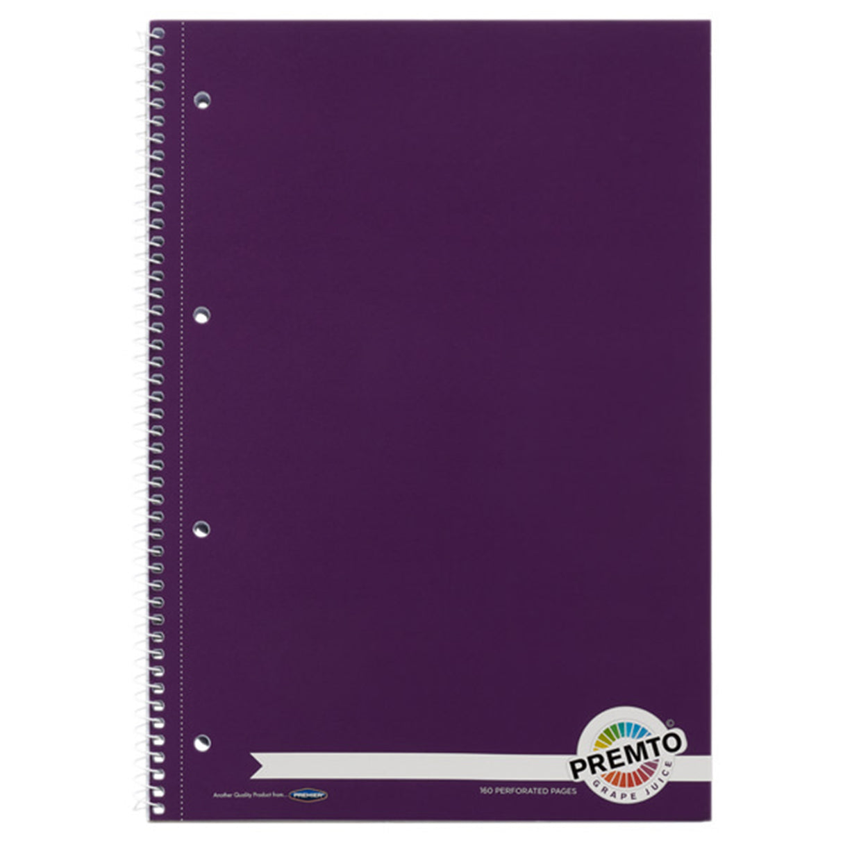 Premto A4 160Pg Spiral Notebook S1 - Pack of 5