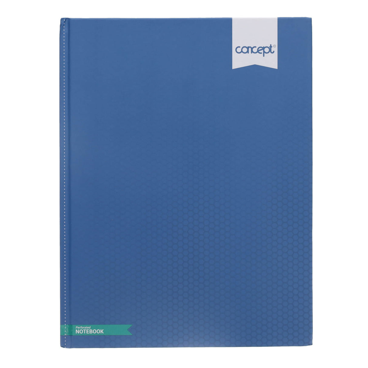Concept A4+ Hardcover Notebook - 160 Perforated Pages - Blue