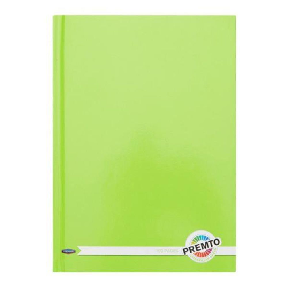 Premto A5 Hardover Notebook - 160 Pages - Caterpillar Green