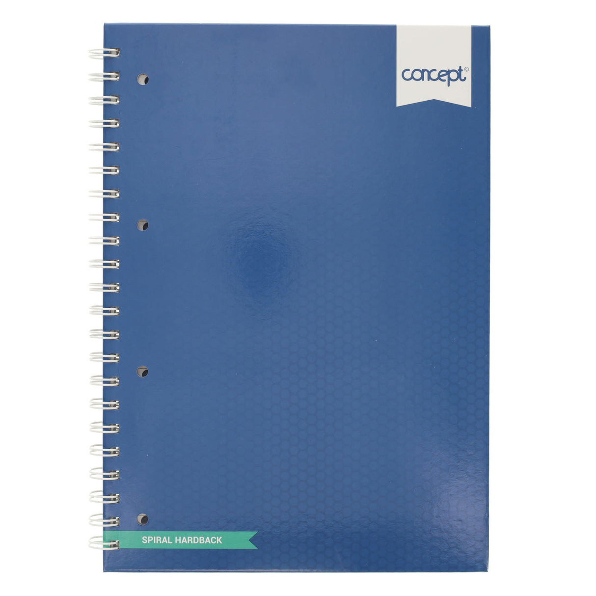 Concept A4 Spiral Hardcover - 160 Pages - Blue