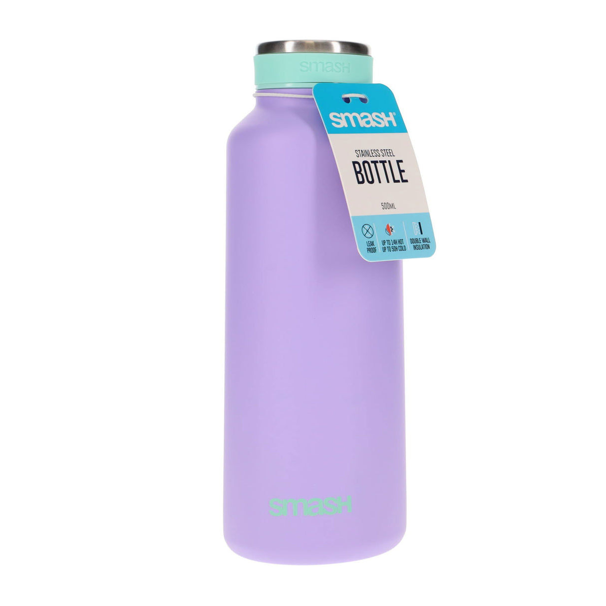 Smash Stainless Steel Bottle - 500ml - Lilac
