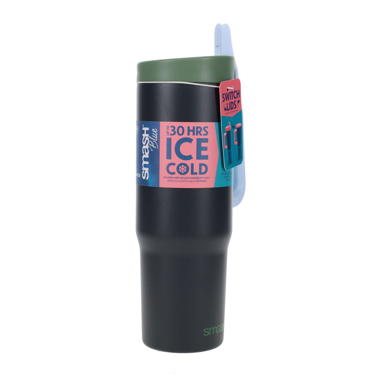 Smash Stainless Steel Bottle - 860ml - Charcoal