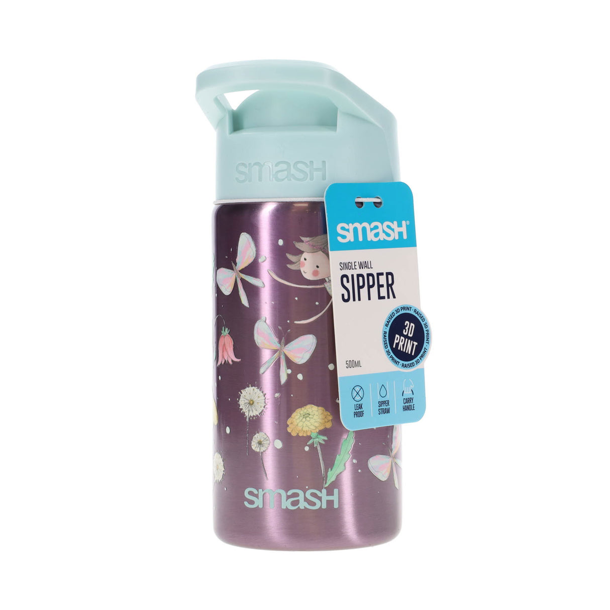 Smash Fashion Sipper Bottle - 400ml - Pixie Dust