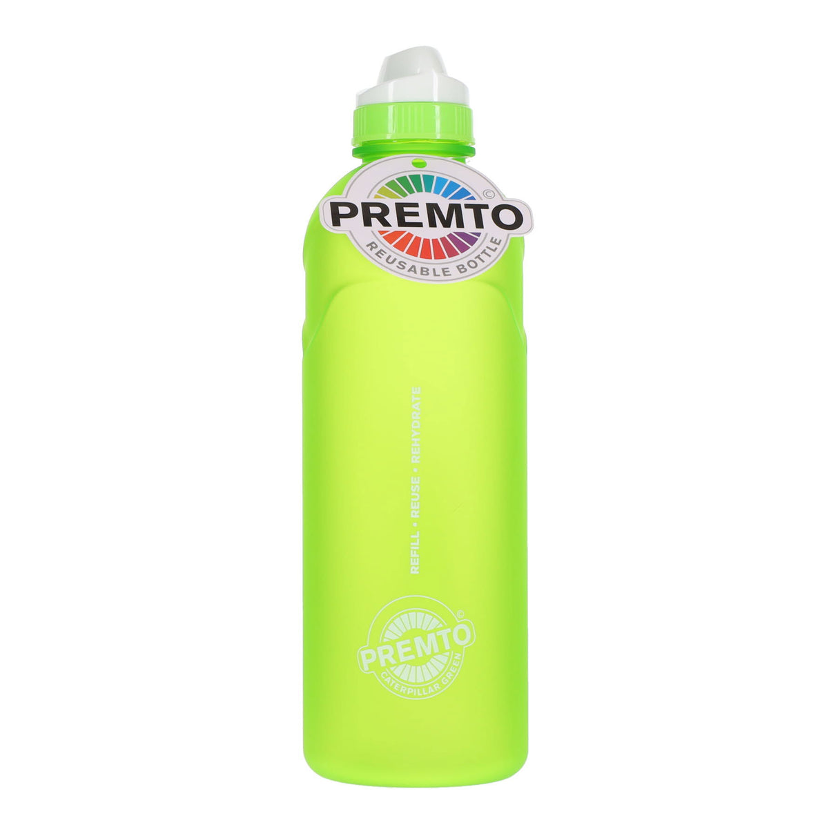 Premto 750ml Stealth Soft Touch Bottle - Caterpillar Green