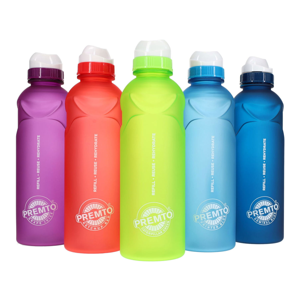 Premto Multipack | 500ml Stealth Soft Touch Bottle - Pack of 5