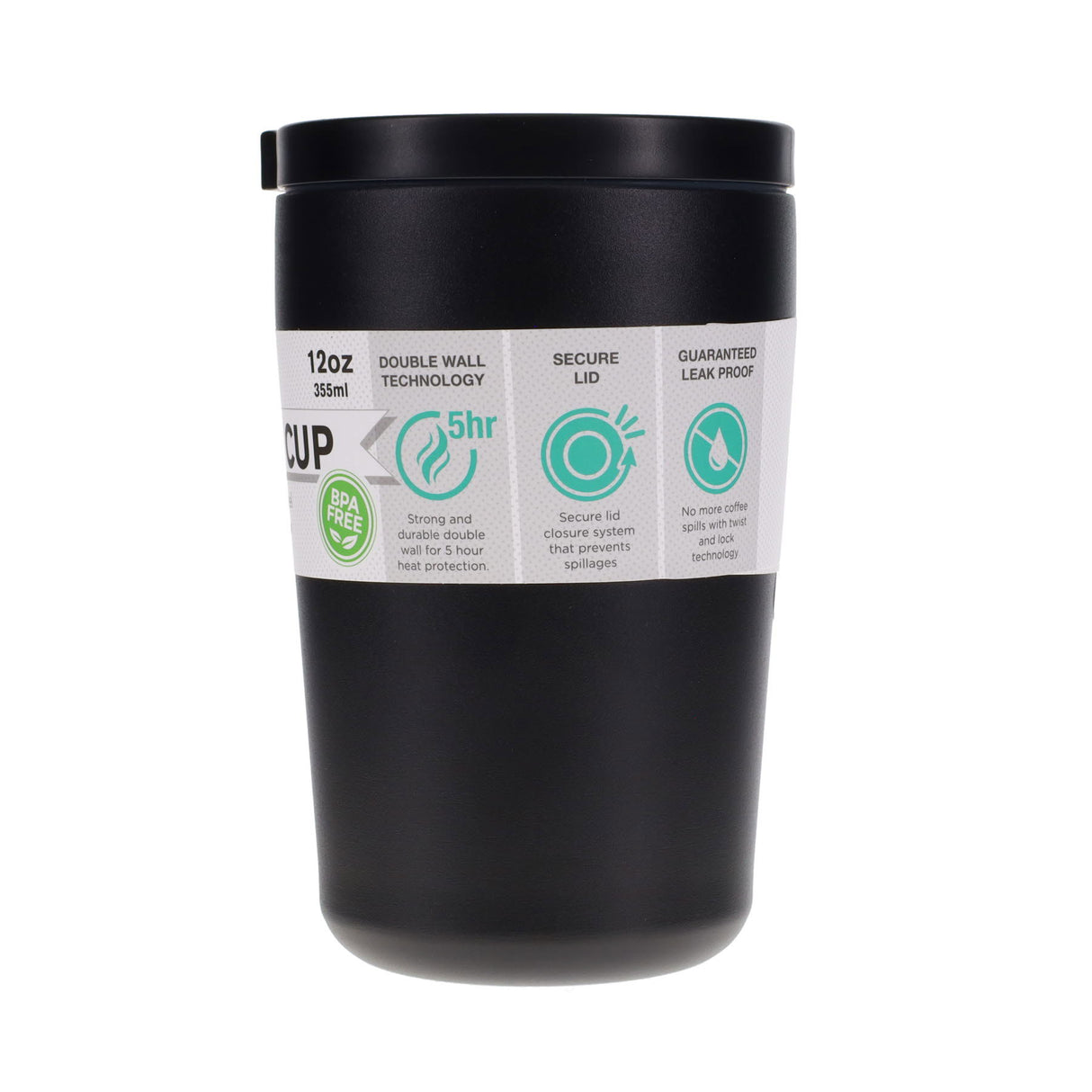 Premto Barista Cup - 355ml - Jet Black