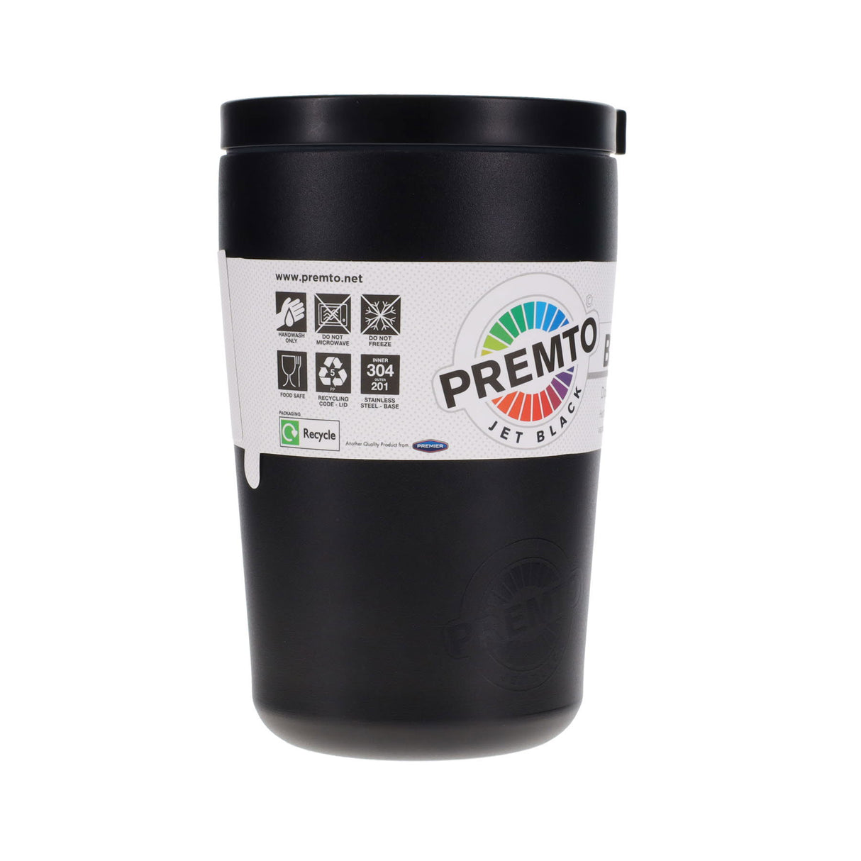 Premto Barista Cup - 355ml - Jet Black