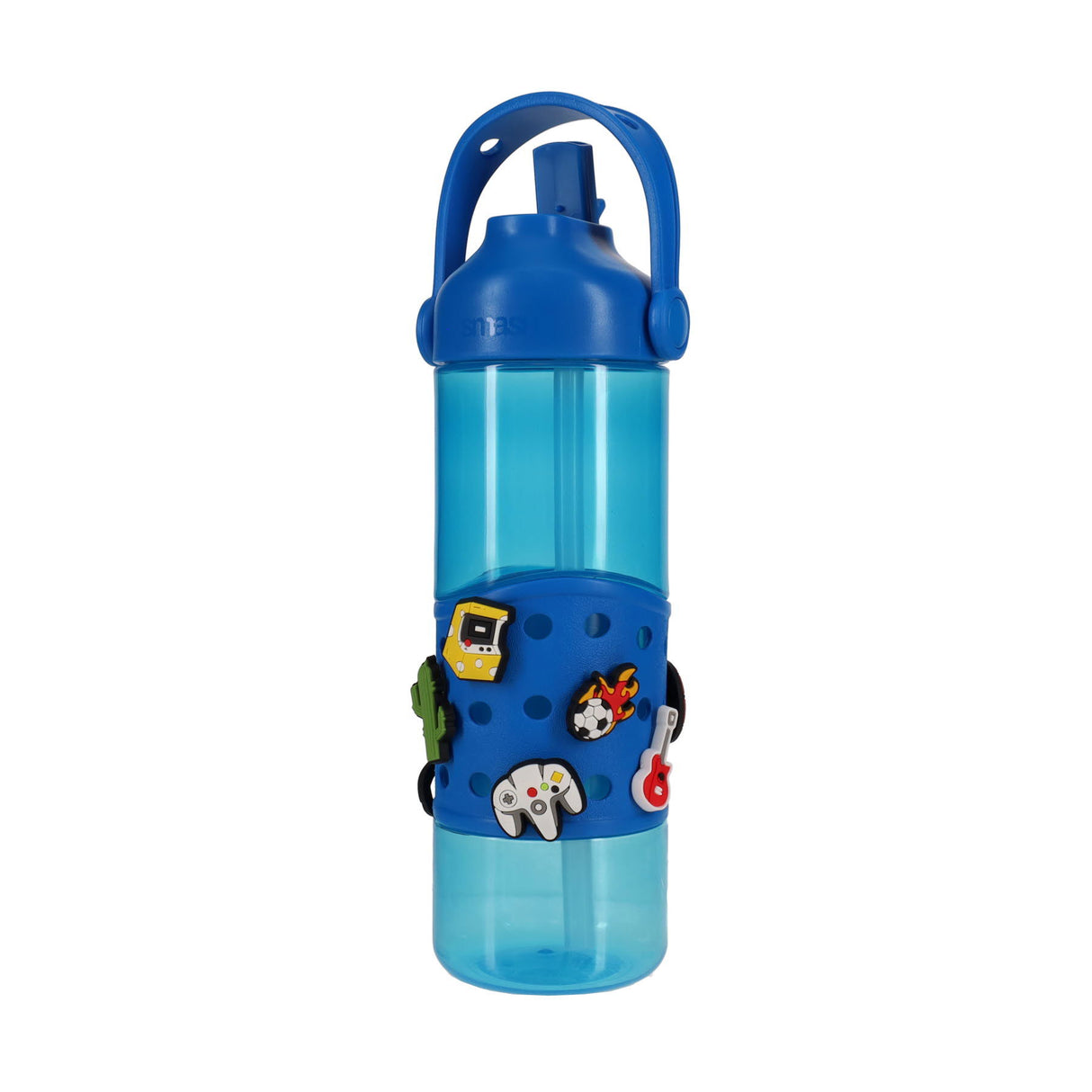 Smash Bottle With 10 Charms - 750ml - Blue