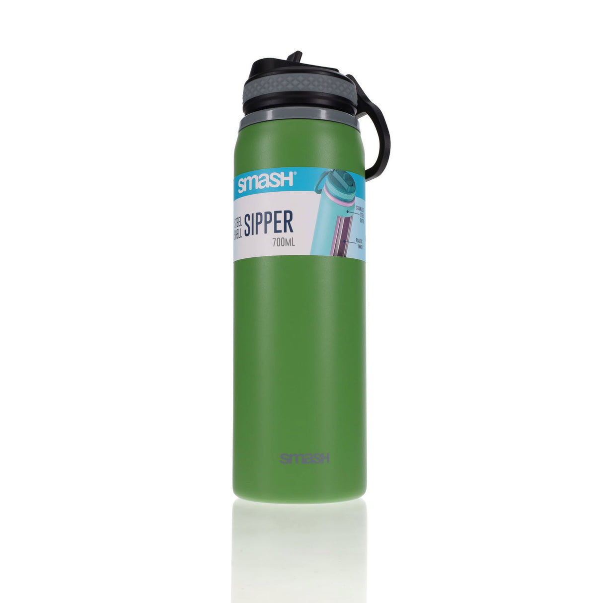 Smash Steel Shell Sipper Bottle - 700ml - Camo