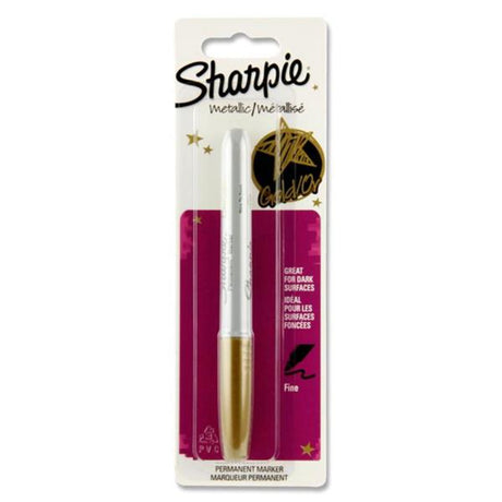 Sharpie Metallic Permanent Markers - Gold-Markers-Sharpie|StationeryShop.co.uk