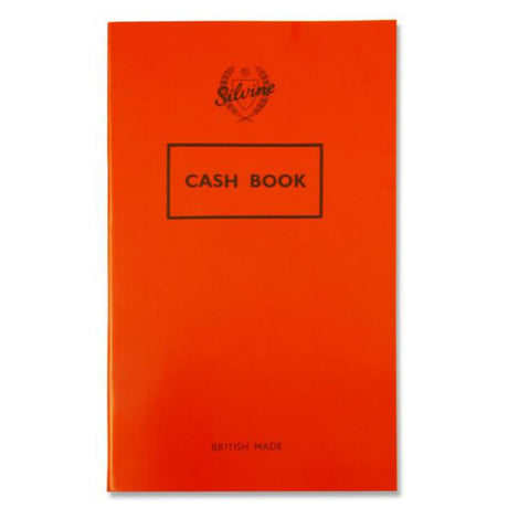 Silvine Soft Cover Cash Book - 72 Pages-Carbon Paper-Silvine|StationeryShop.co.uk