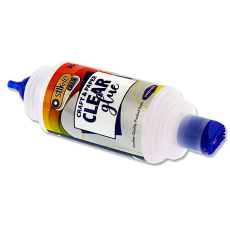 Stik-ie Clear Glue Liquid Glue Twin Top - 30g-Craft Glue & Office Glue-Stik-ie|StationeryShop.co.uk