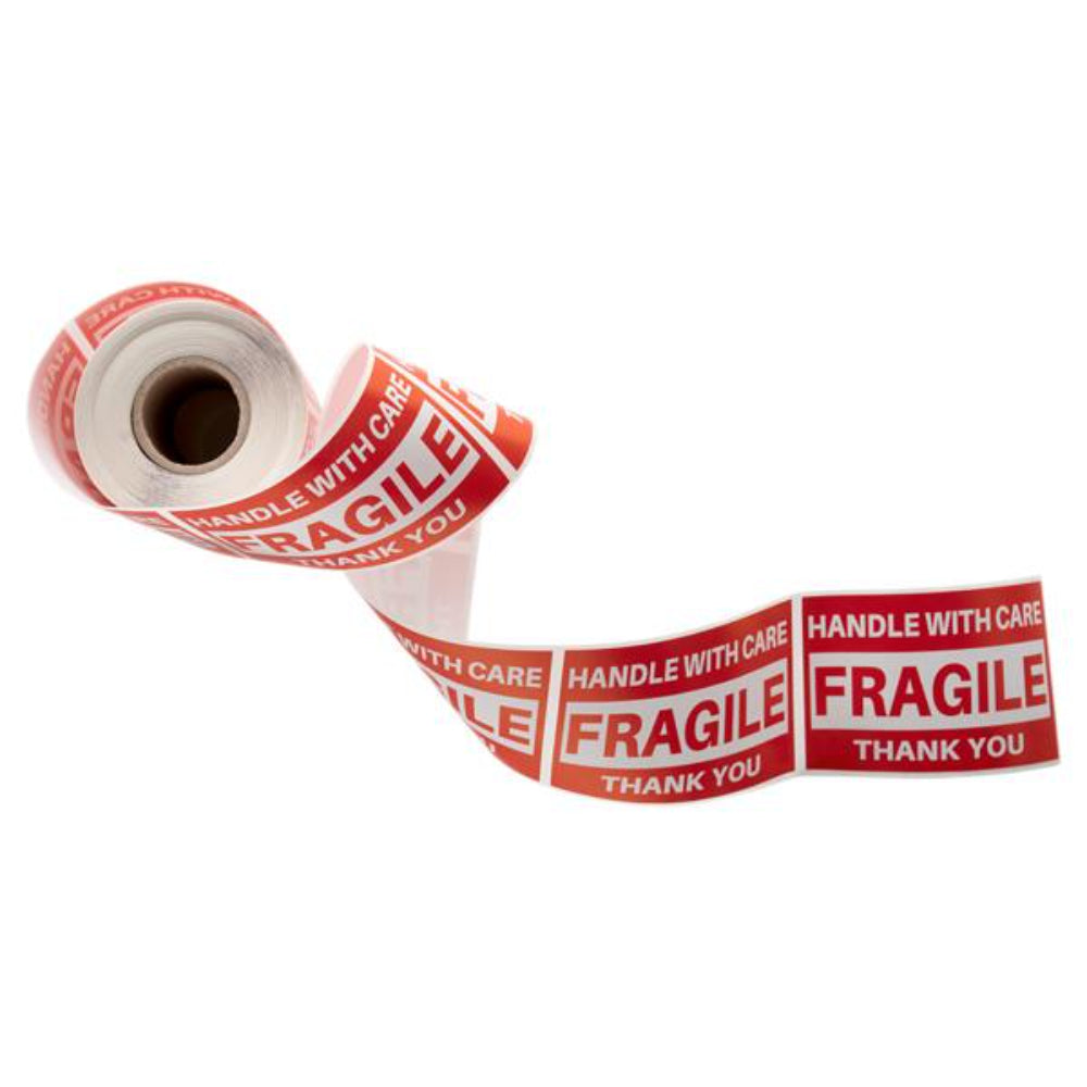 Stik.Ie Self Adhesive Labels ''Warnings! - Fragile'' - 200 pieces-Labels-Stik-ie|StationeryShop.co.uk