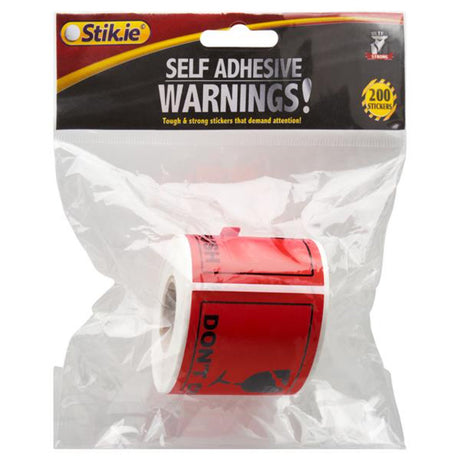 Stik.Ie Self Adhesive Labels ''Warnings! - This Side Up'' - 200 pieces-Labels-Stik-ie|StationeryShop.co.uk