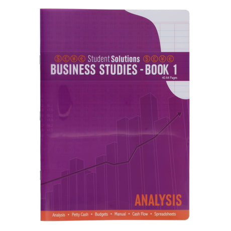 Student Solutions A4 Durable Cover Business Studies - 40 Pages - Book 1-Subject & Project Books-Student Solutions|StationeryShop.co.uk