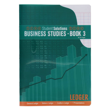 Student Solutions A4 Durable Cover Business Studies - 40 Pages - Book 3-Subject & Project Books-Student Solutions|StationeryShop.co.uk