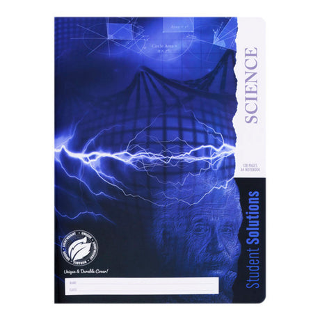 Student Solutions A4 Durable Cover Subject Notebook - 120 Pages - Science-Subject & Project Books-Student Solutions|StationeryShop.co.uk