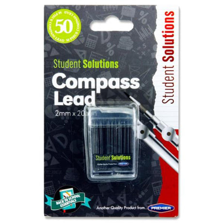 Student Solutions Compass Lead - Black - Pack of 50-Compasses-Student Solutions|StationeryShop.co.uk