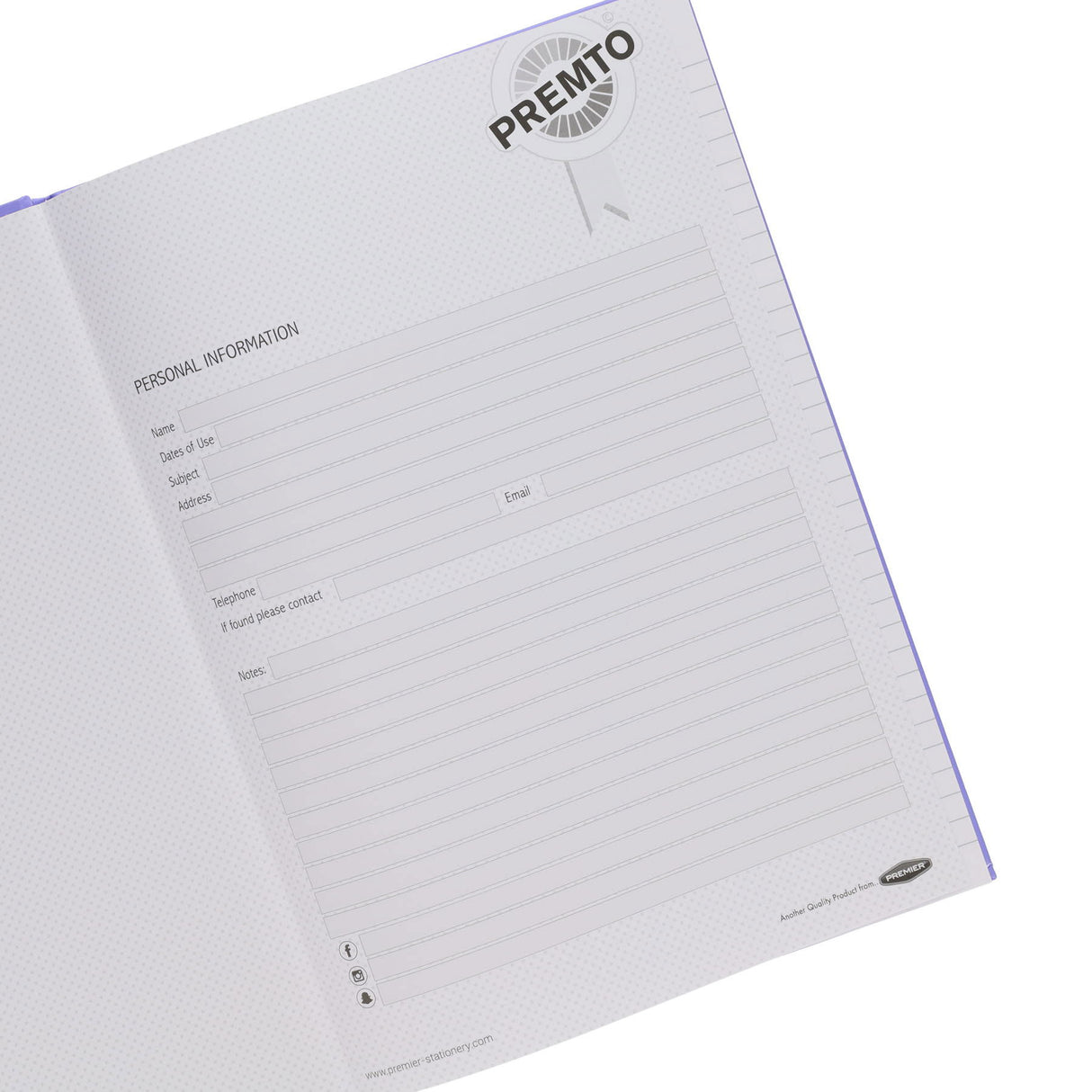 Premto Pastel Multipack | A4 Hardcover Notebook - 160 Pages - Pack of 5