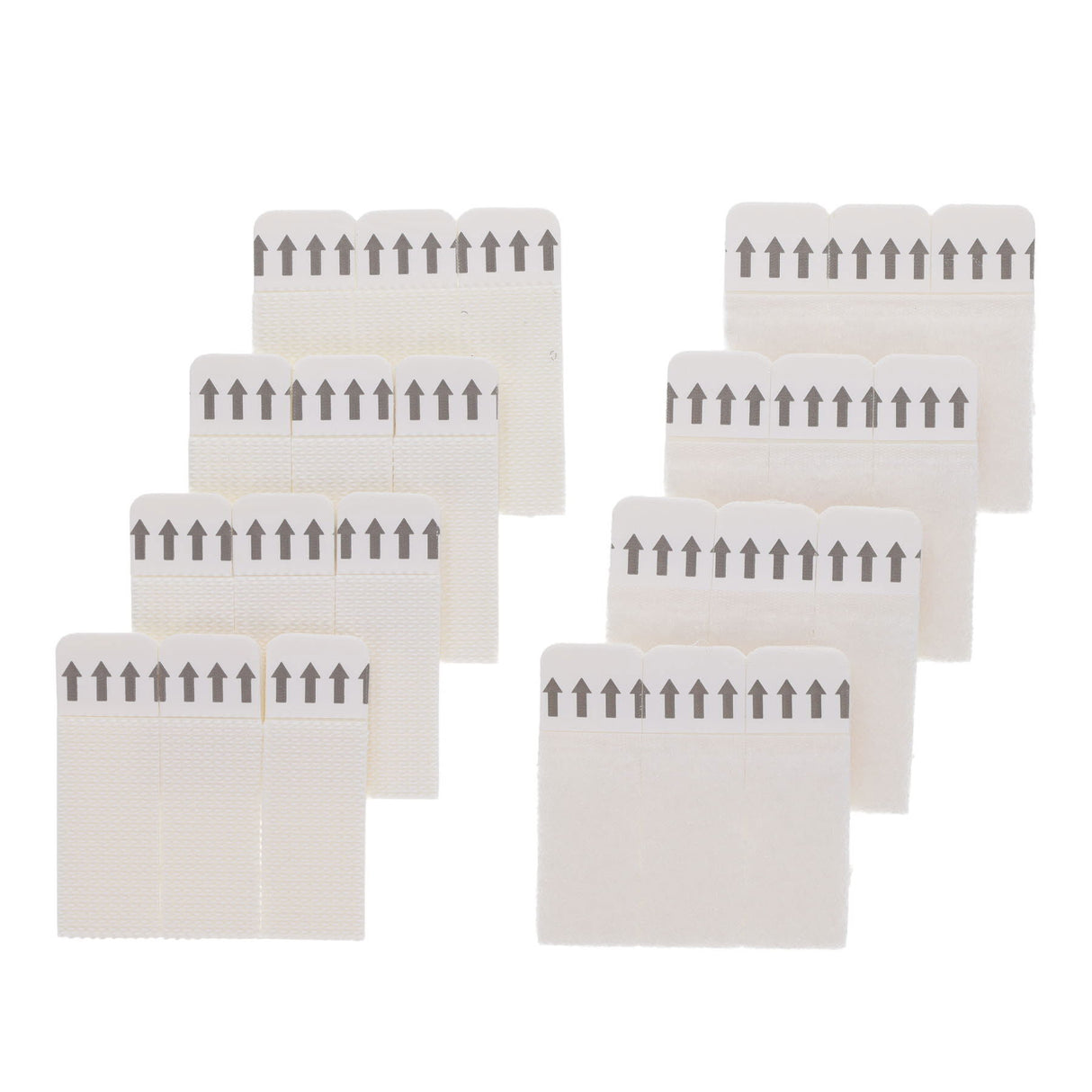 Stik-ie Removable Hook & Loop Tabs - 16X48mm - Pack of 12