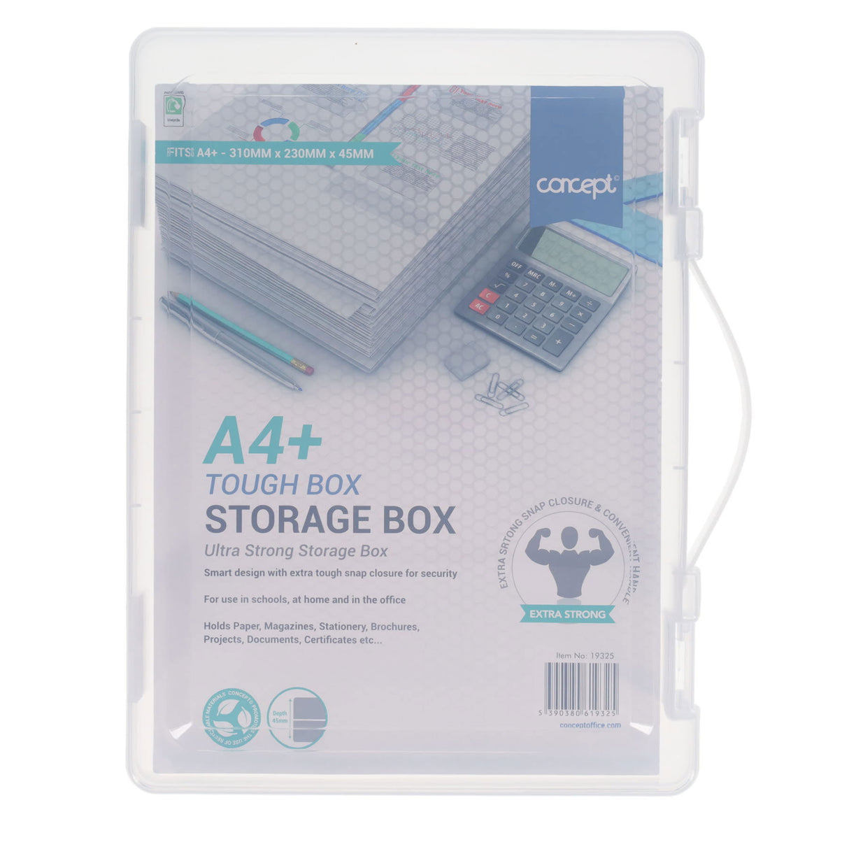 Concept A4+ Tough Storage Box - Extra Deep