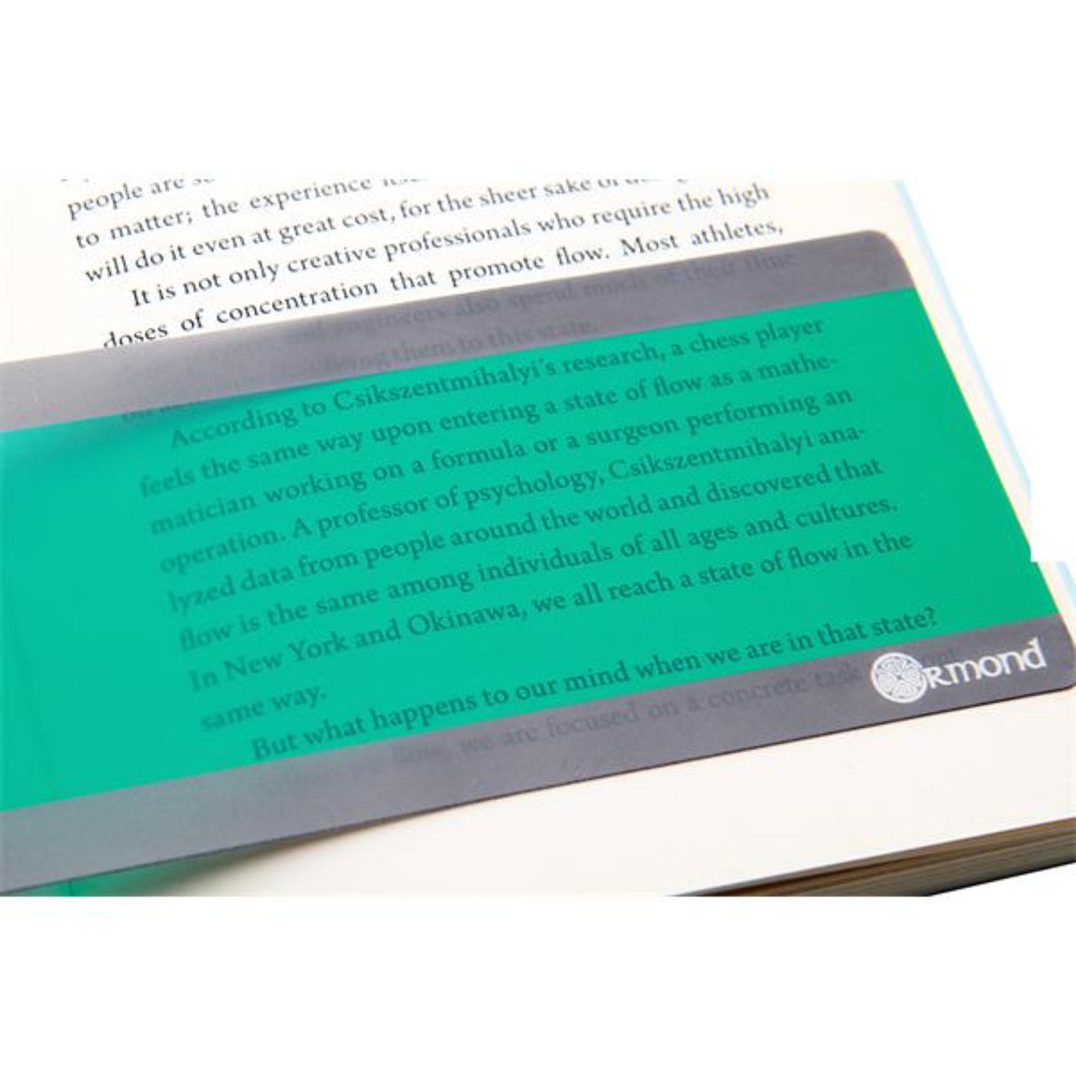 Ormond 190mm x 70mm Visual Memory Aid Tinted Overlays - Set of 8