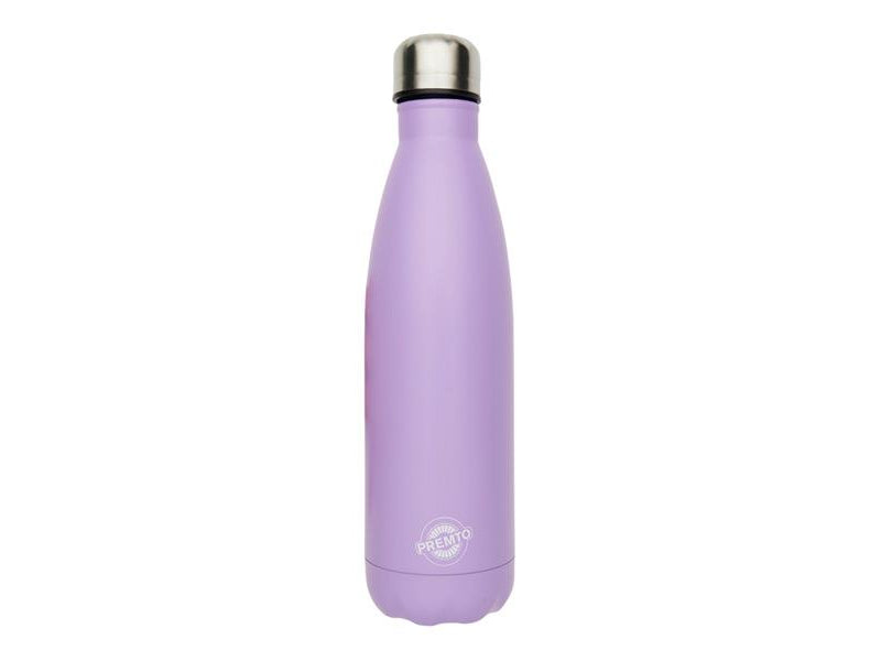 Premto Pastel 500ml Stainless Steel Water Bottle - Wild Orchid Purple