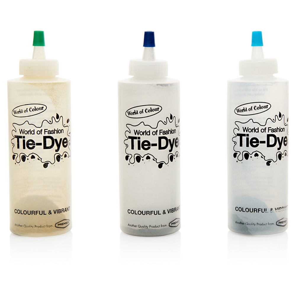 World of Colour Tie-Dye Kit - Turquoise/Green/Blue