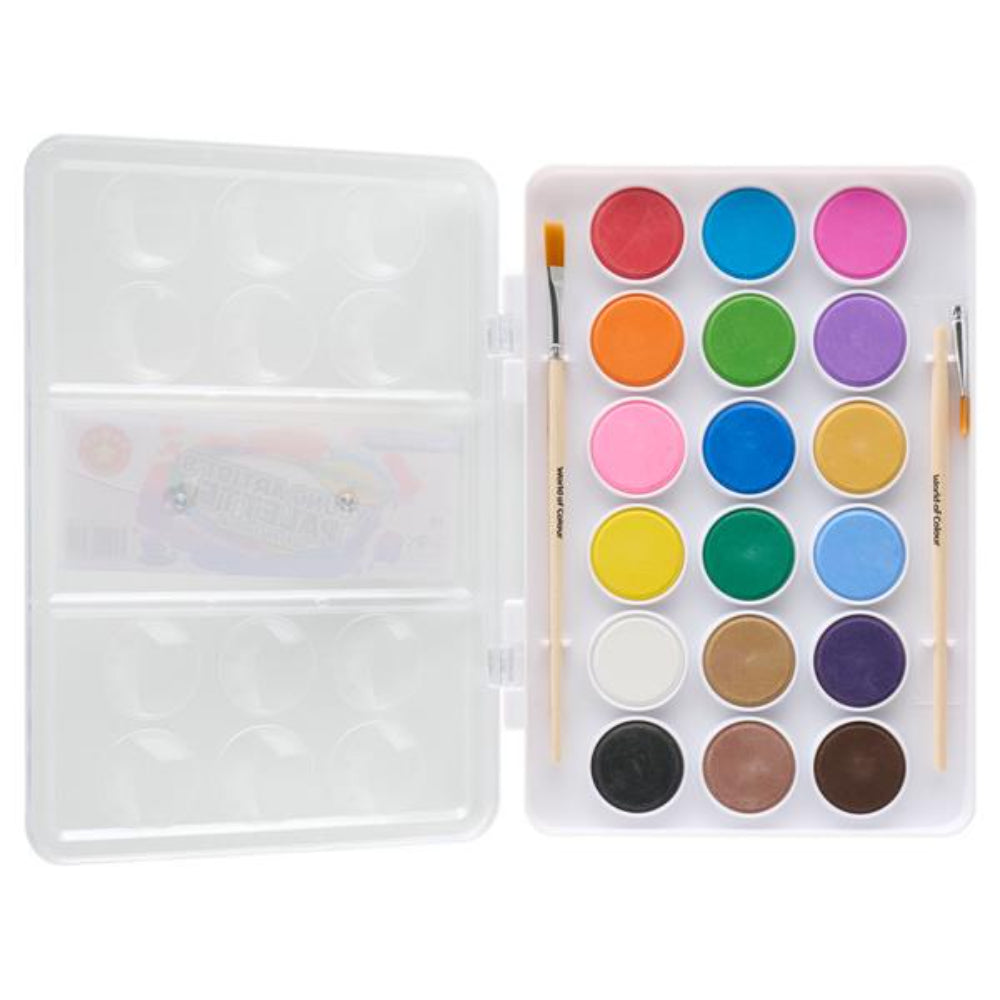 World of Colour Watercolour Art Set - 18 pieces