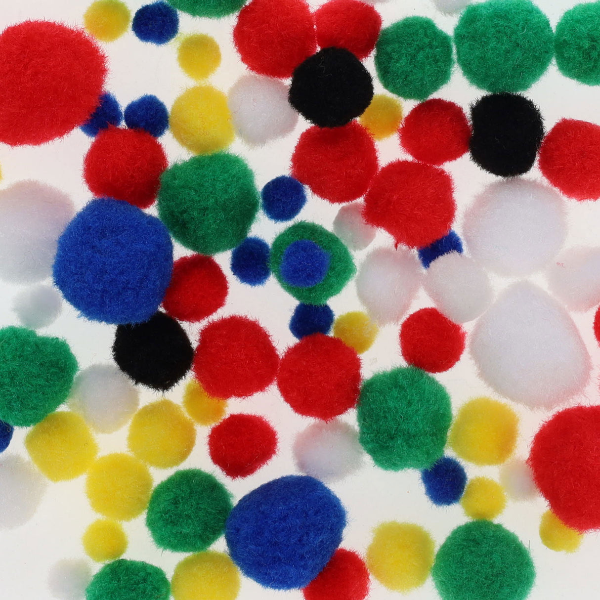 Crafty Bitz Pom Poms - Vivid - Pack of 70